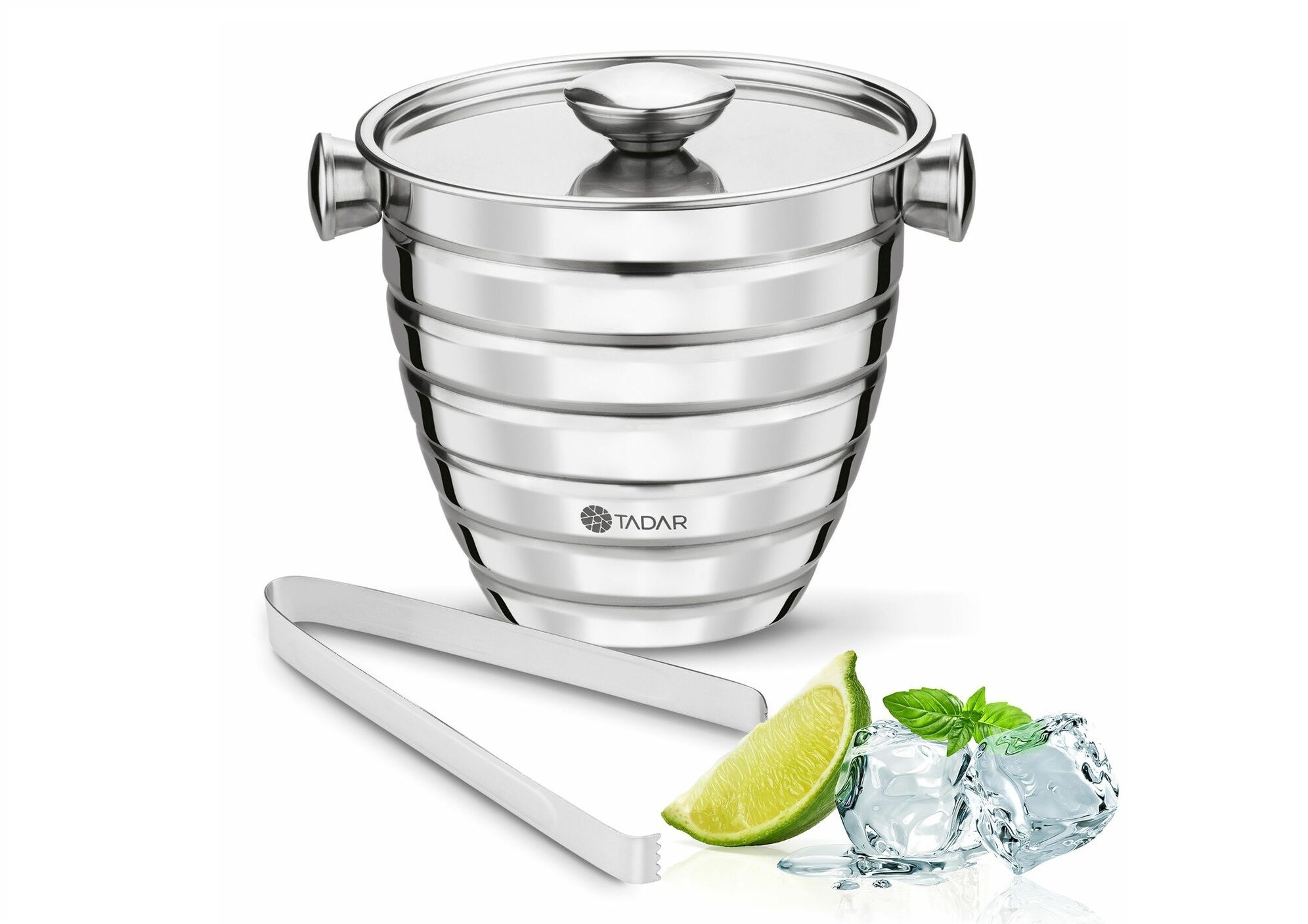 Wiaderko do lodu ze szczypcami 1,5 L Nuuk