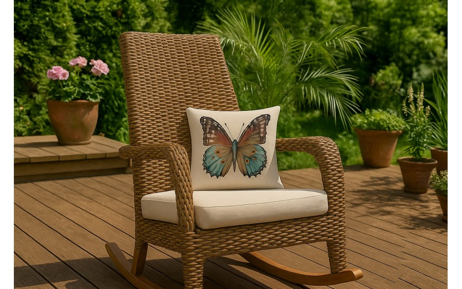 Poszewka dekoracyjna 45x45 cm Motylek Gobelinowa Premium