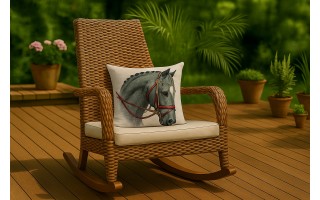 Poszewka dekoracyjna 45x45 cm Koń 210 Gobelinowa Premium