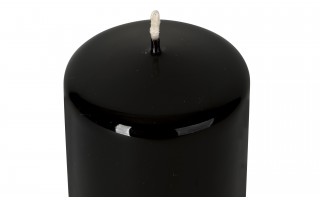 Świeca klubowa 15 cm czarny lakier KL-5 150/58