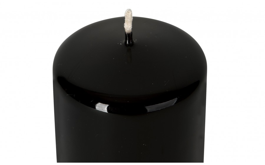 Świeca klubowa 15 cm czarny lakier KL-5 150/58