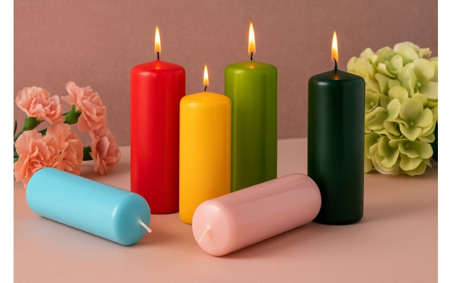 Świeca klubowa 15 cm j. niebieski lakier KL-5 150/58