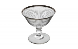 Komplet 6 pucharków do lodów Koral Platinium