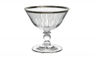 Komplet 6 pucharków do lodów Koral Platinium