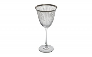 Komplet 6 kieliszków/gobletów 260 ml do napojów Koral Platinium