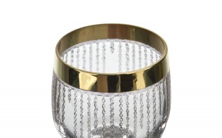 Komplet 6 kieliszków do wódki 25 ml Koral Gold