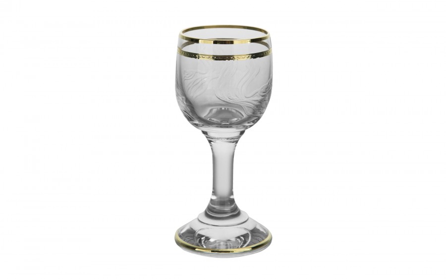 Komplet 6 kieliszków do wódki 25 ml Queen Eva