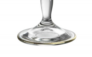 Komplet 6 kieliszków do szampana 190 ml Koral Gold