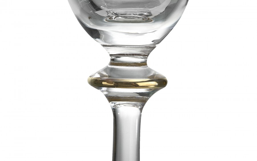 Komplet 6 kieliszków do szampana 190 ml Koral Gold