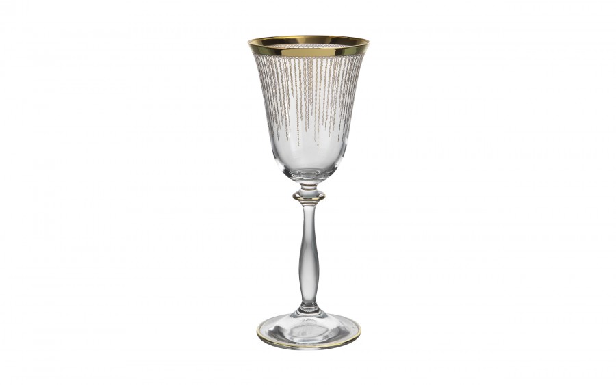 Komplet 6 kieliszków do wina 185 ml Koral Gold