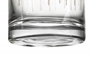 Komplet 6 szklanek do whisky 300 ml Koral Gold