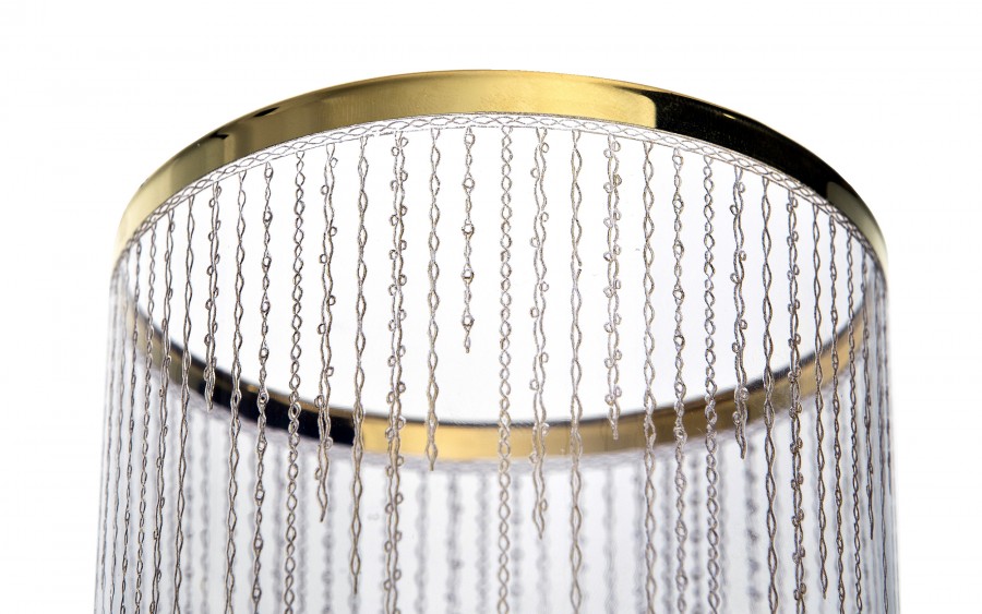 Komplet 6 szklanek do whisky 300 ml Koral Gold