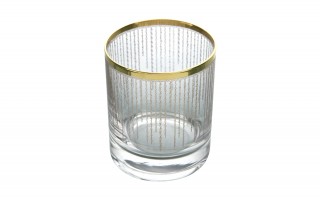Komplet 6 szklanek do whisky 300 ml Koral Gold