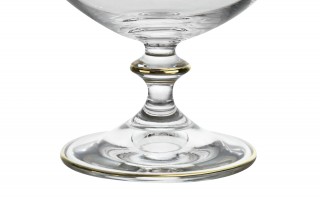 Komplet 6 kieliszków do koniaku 400 ml Koral Gold