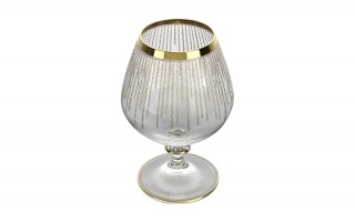 Komplet 6 kieliszków do koniaku 400 ml Koral Gold