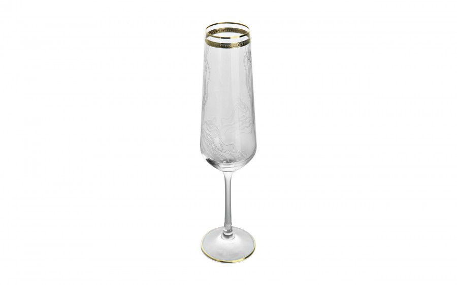 Komplet 6 kieliszków do szampana 190 ml Queen Eva