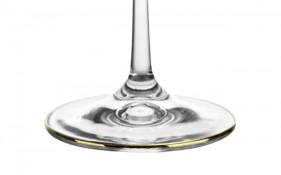 Komplet 6 kieliszków/gobletów 350 ml do wody Queen Eva