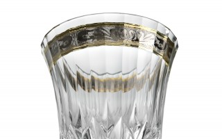 Komplet 6 kieliszków/gobletów 350 ml do wody Royal Gold