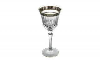 Komplet 6 kieliszków/gobletów 350 ml do wody Royal Gold