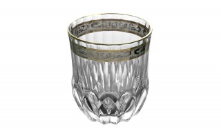 Komplet 6 szklanek do whisky 300 ml Royal Gold