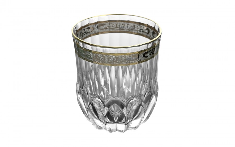 Komplet 6 szklanek do whisky 300 ml Royal Gold