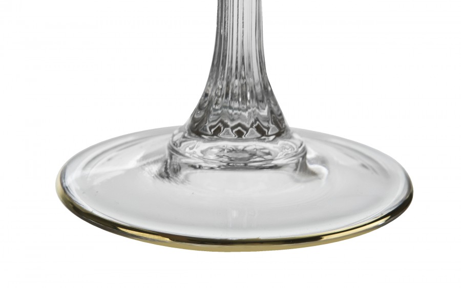 Komplet 6 kieliszków do szampana 180 ml Royal Gold