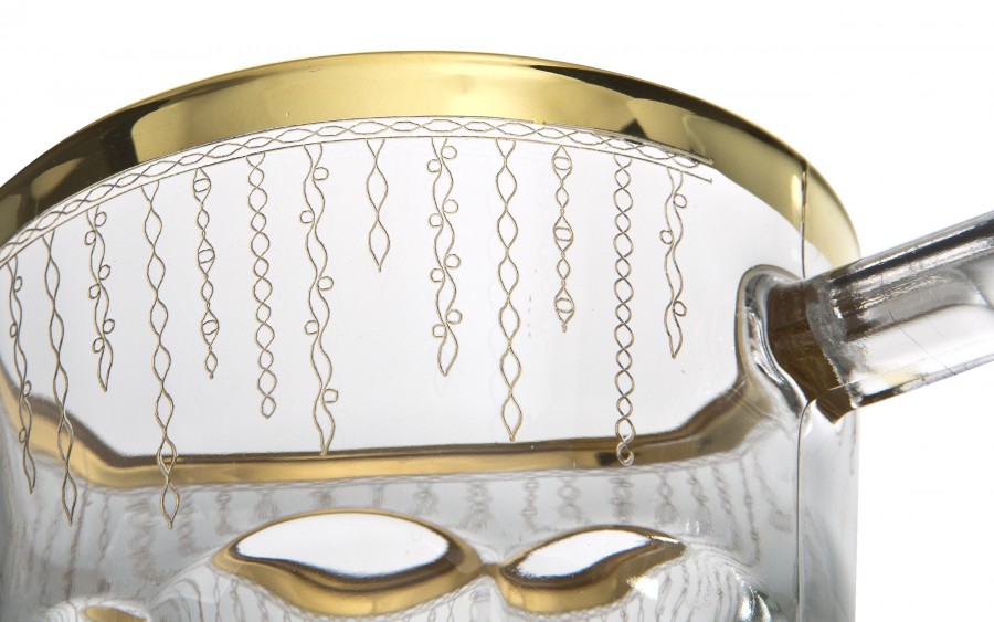 Komplet 2 filiżanek do herbaty/kawy 230 ml Koral Gold