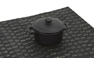 Naczynie do zapiekania 150 ml z pokrywką Black Creme Brulee