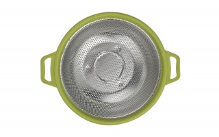 Cedzak nierdzewny 24 cm zielony Drop