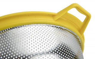 Cedzak nierdzewny 27 cm żółty Drop