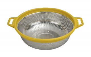 Cedzak nierdzewny 27 cm żółty Drop