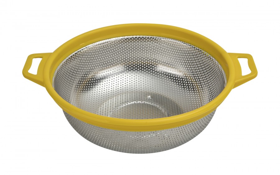 Cedzak nierdzewny 27 cm żółty Drop