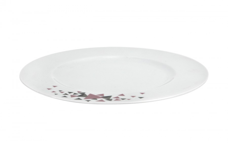 Komplet talerzy dla 6 osób Geometric 18 el.