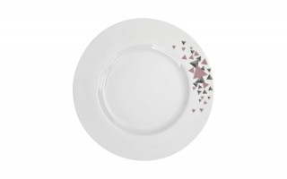 Komplet talerzy dla 6 osób Geometric 18 el.