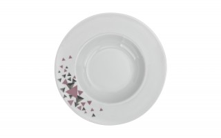 Komplet talerzy dla 6 osób Geometric 18 el.