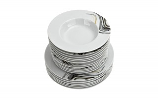 Komplet talerzy dla 6 osób Sidney 18 el.