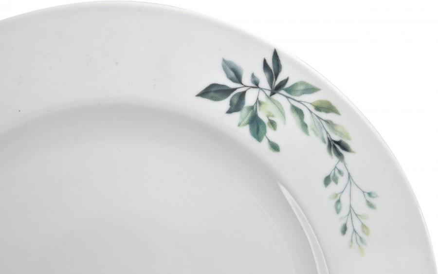 Komplet talerzy dla 6 osób Flora 18 el.