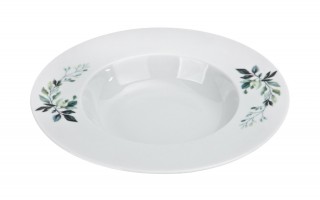 Komplet talerzy dla 6 osób Flora 18 el.