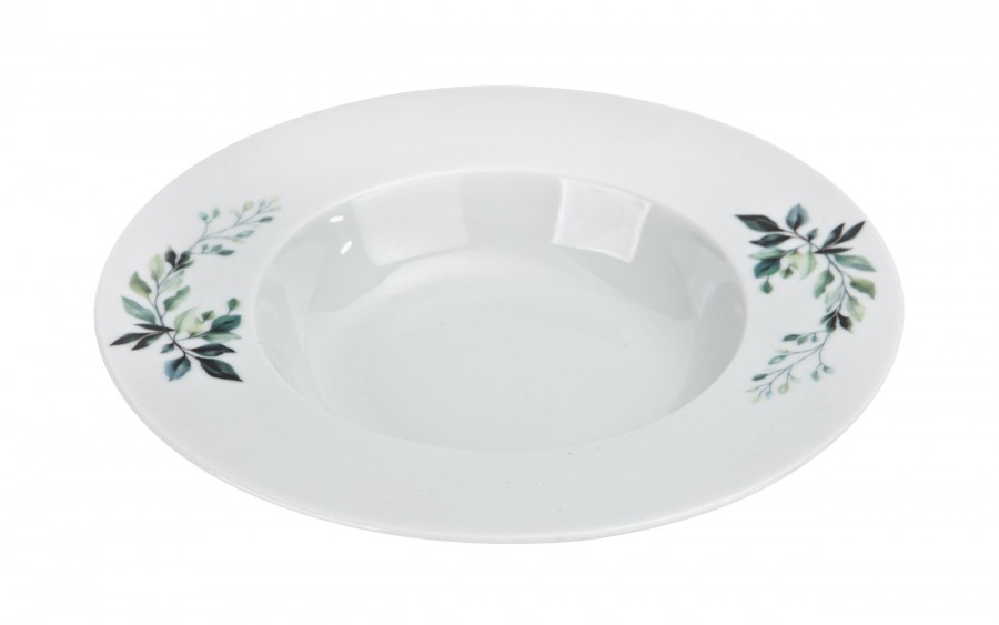 Komplet talerzy dla 6 osób Flora 18 el.