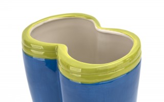 Osłonka ceramiczna Buty niebiesko-zielone