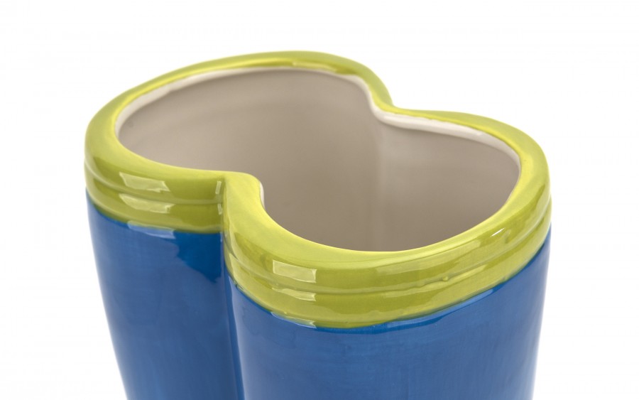 Osłonka ceramiczna Buty niebiesko-zielone