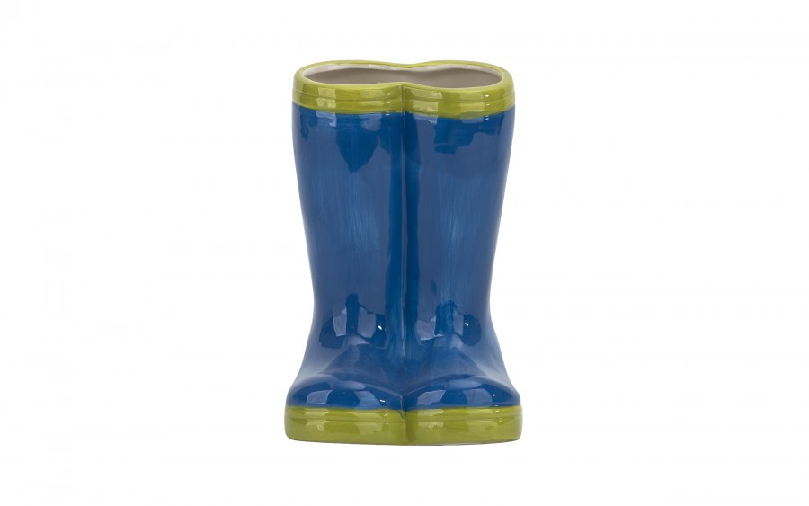 Osłonka ceramiczna Buty niebiesko-zielone