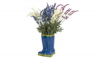 Osłonka ceramiczna Buty niebiesko-zielone