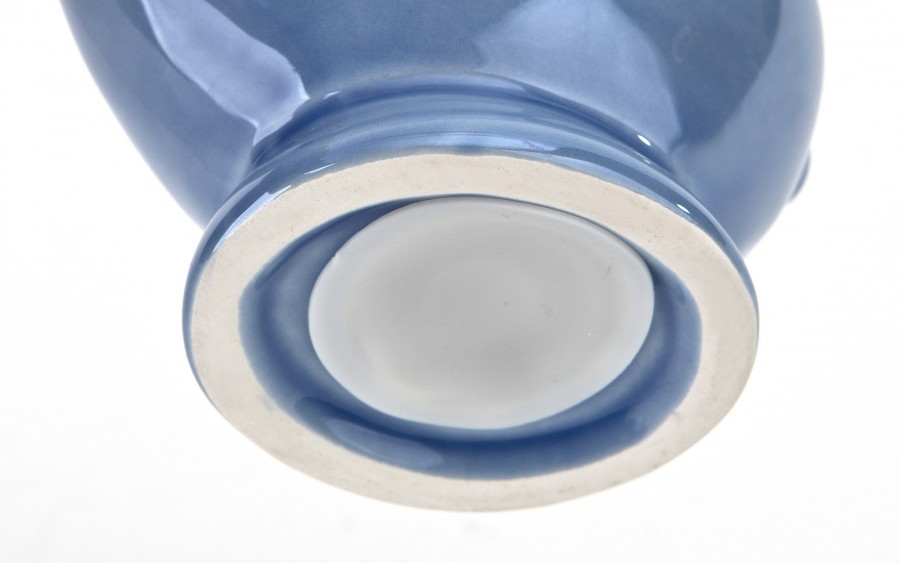 Skarbonka ceramiczna Ryba błękitna mała 14x7,5 cm