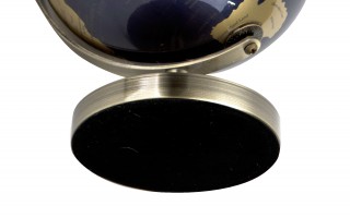 Globus Ziemi granatowo złoty mały