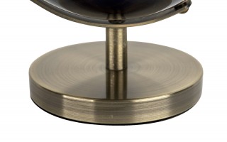 Globus Ziemi granatowo złoty duży