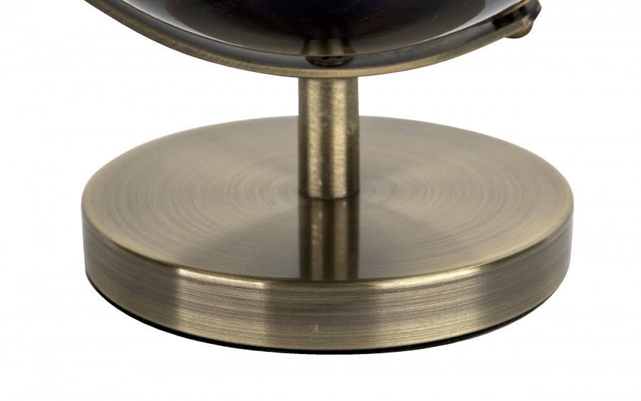 Globus Ziemi granatowo złoty duży