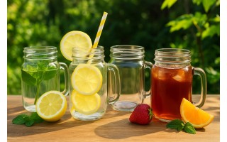 Słoik z uchem/kubek 488 ml Drinking Jars bez pokrywki