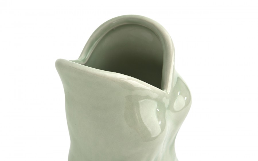 Wazon ceramiczny Sukienka zielona