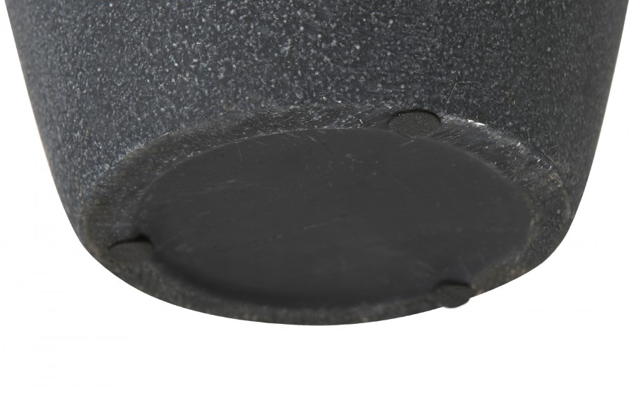 Wazon ceramiczny 30 cm szaro-złoty 179098